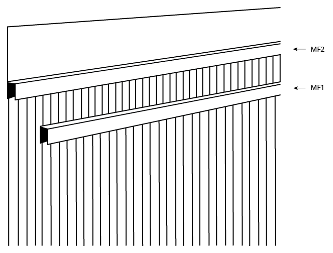 Mini-flute NON-CYCLONIC Figure MF NC Extruded Aluminium Channels 002